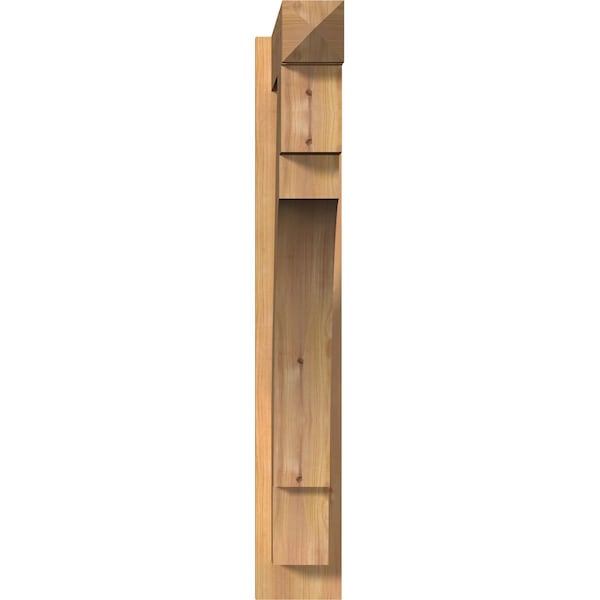 Merced Smooth Arts And Crafts Outlooker, Western Red Cedar, 5 1/2W X 28D X 36H